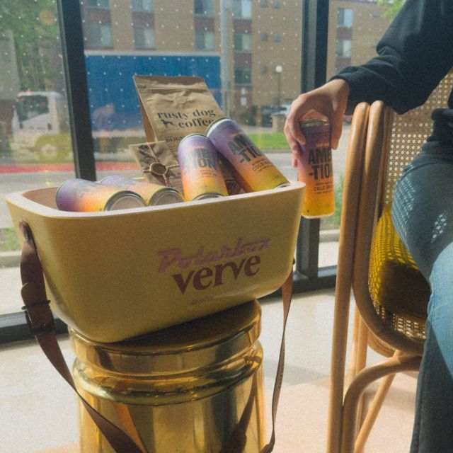 ⠀
Don't forget to join us on our story for our virtual tour! Stay until the end and enter to win @rustydogcoffee and our limited edition VERVE cooler ☕⠀