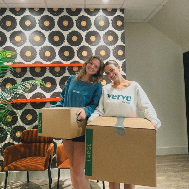We're moving! 📦 Time for finishing touches as we get ready to welcome all of you to VERVE ✨